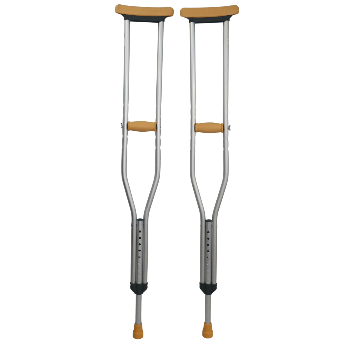 Muletas Axilares Ajustables Aluminio Reforzado Gomas Premium