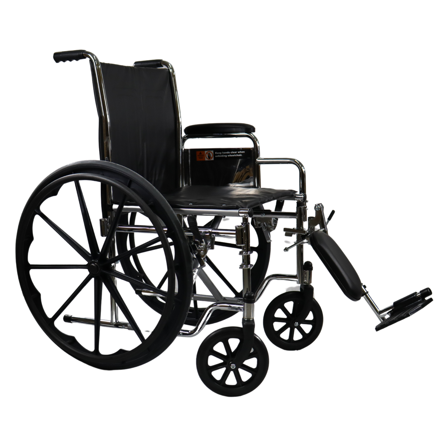 Silla De Ruedas Premium Everest & Jennings Con Eleva Piernas Cromada, Descansa Brazos Desmontable