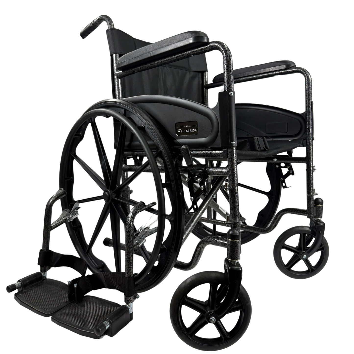 Silla De Ruedas Con Reposapiés Desmontables, Descansa Brazos Fijo, Llantas Solidas WS-2203-SF