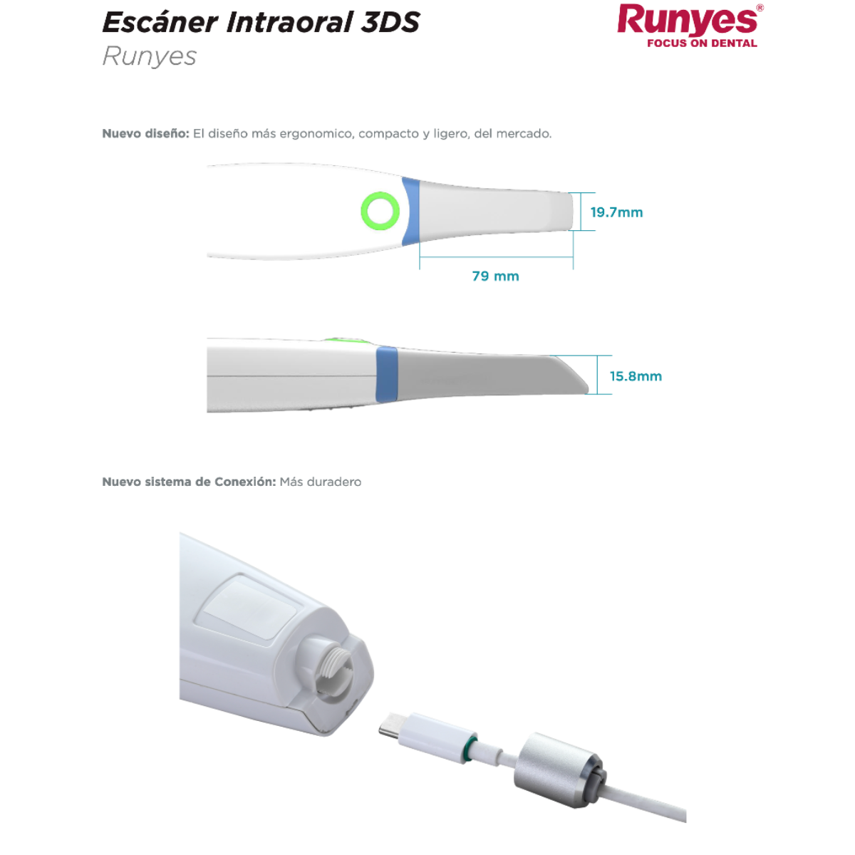 Scanner Escaner Intraoral Dental Runyes 3ds