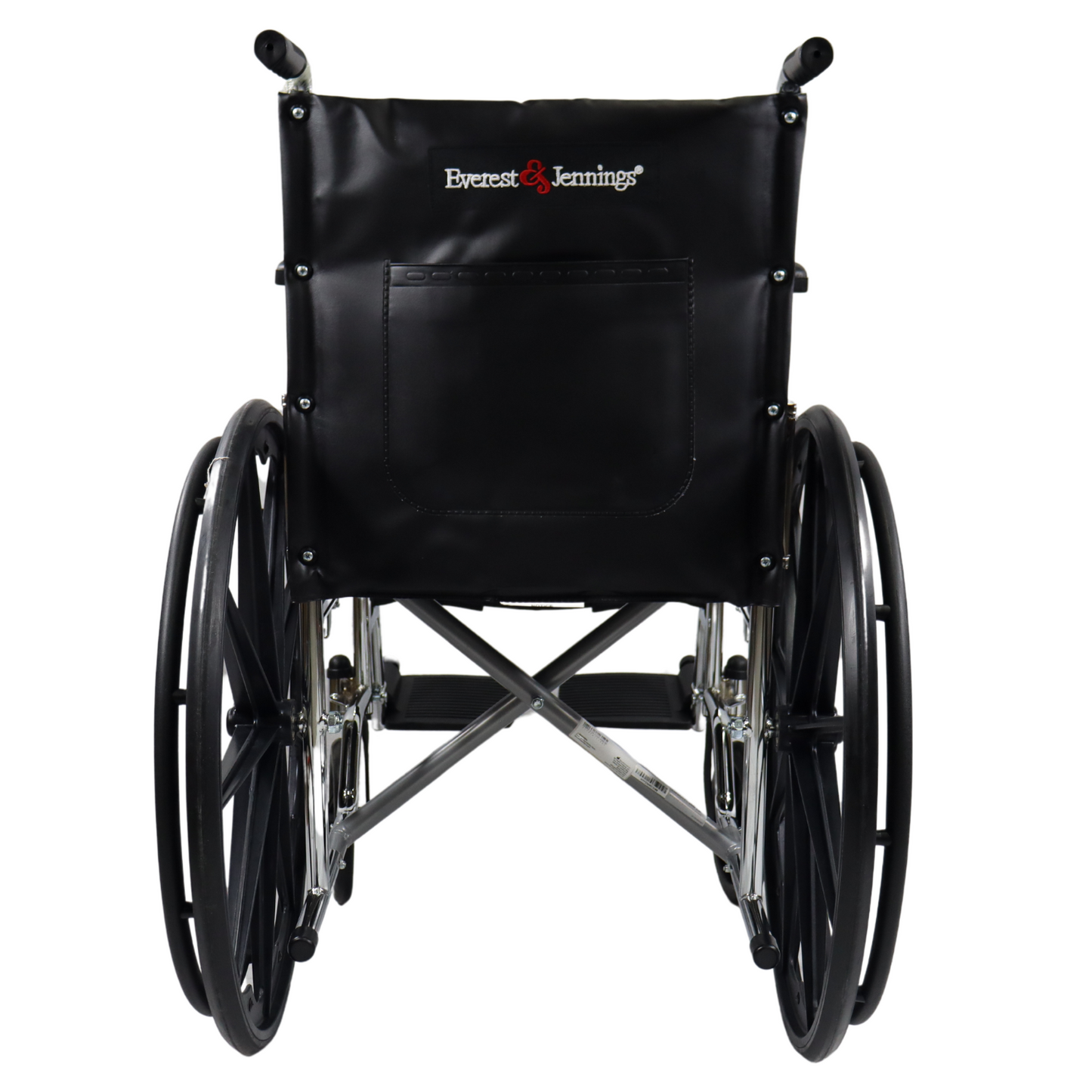 Silla de Ruedas Everest & Jennings Cromada UNIVERSAL MX Estribo Desmontable, Descansa Brazos Fijo