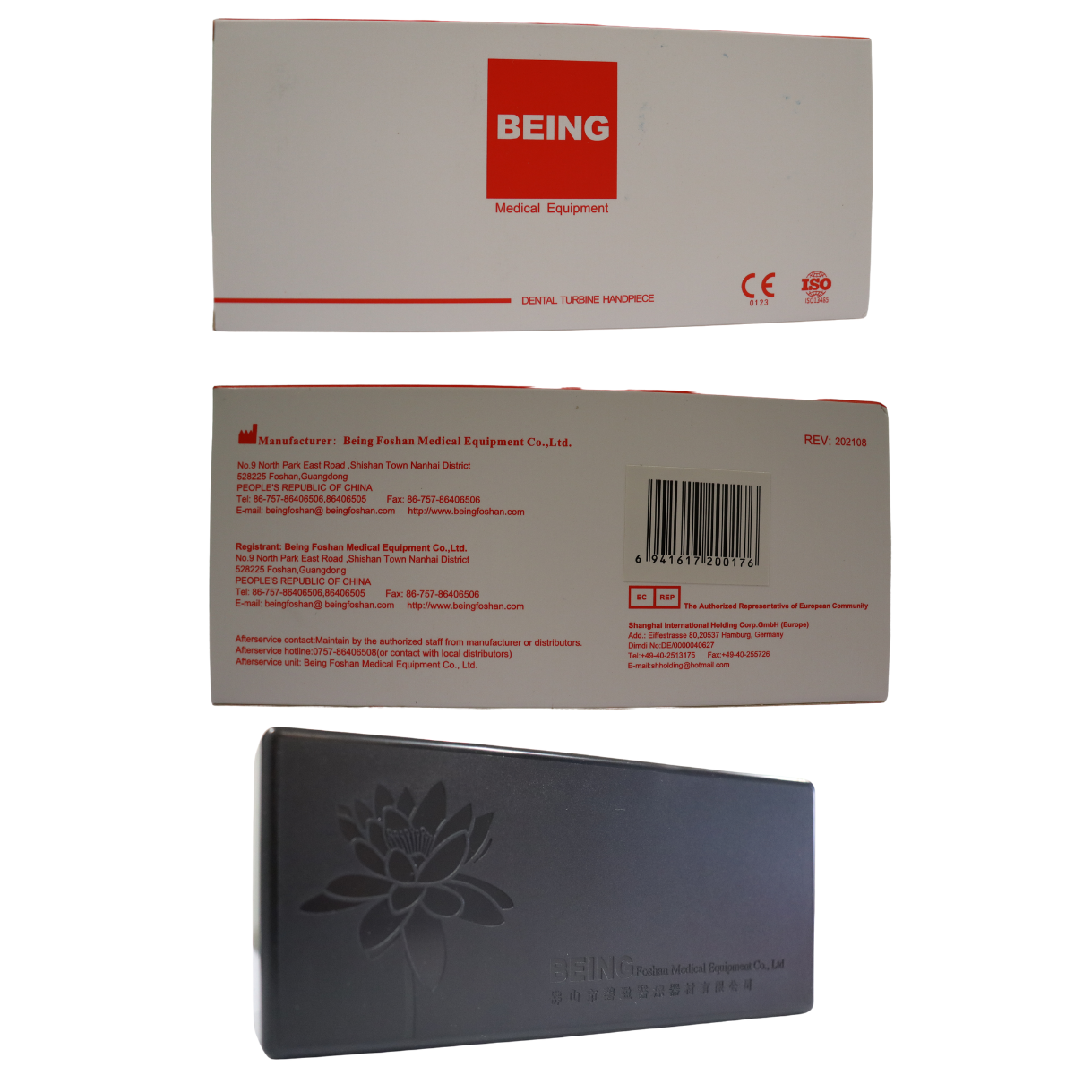 Pieza De Mano Dental Alta Velocidad Push Button Being