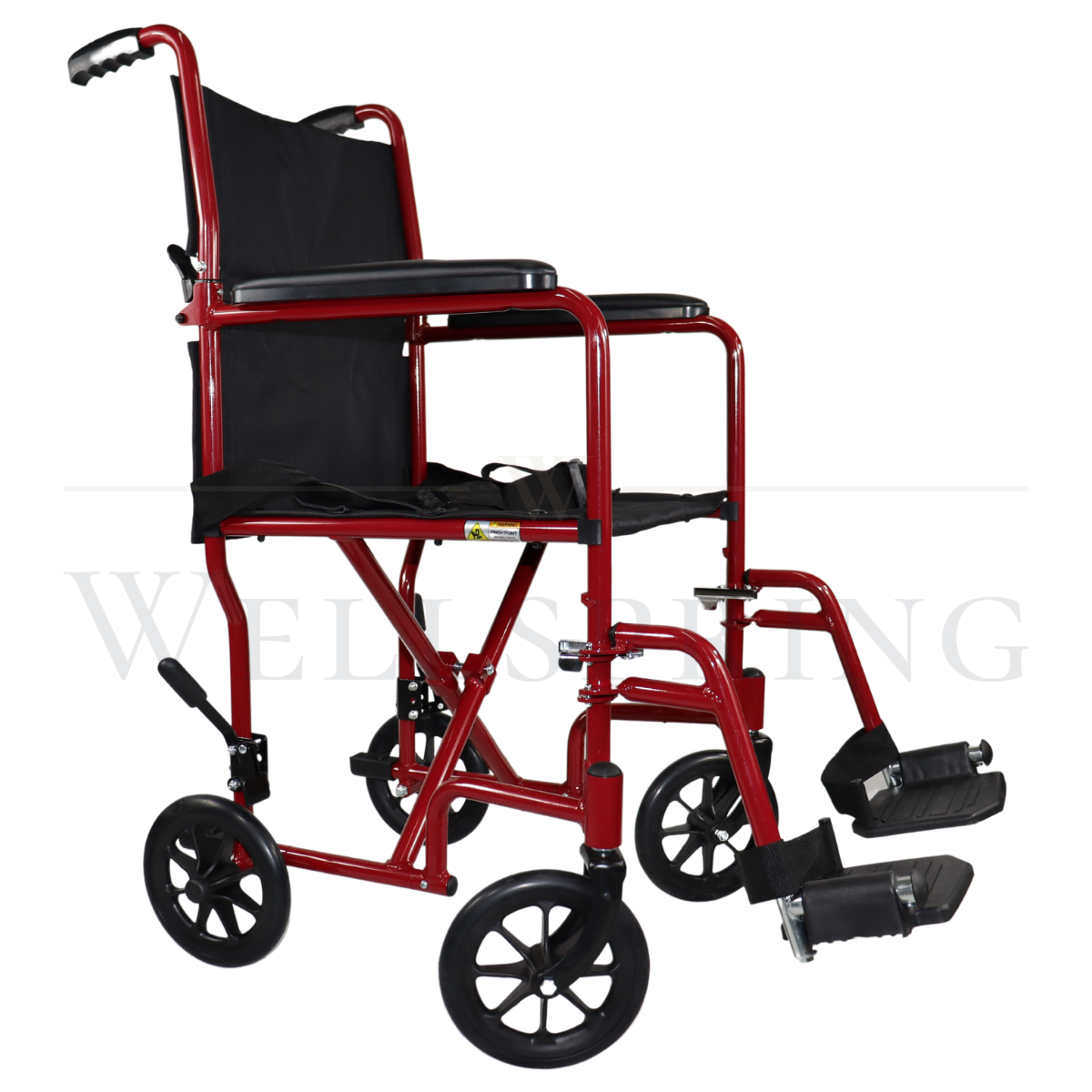 Silla de ruedas de traslado super ligera de aluminio