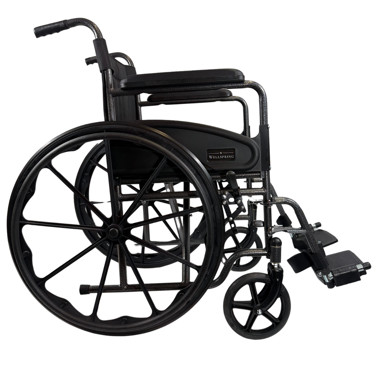 Silla De Ruedas Con Reposapiés Desmontables, Descansa Brazos Fijo, Llantas Solidas WS-2203-SF