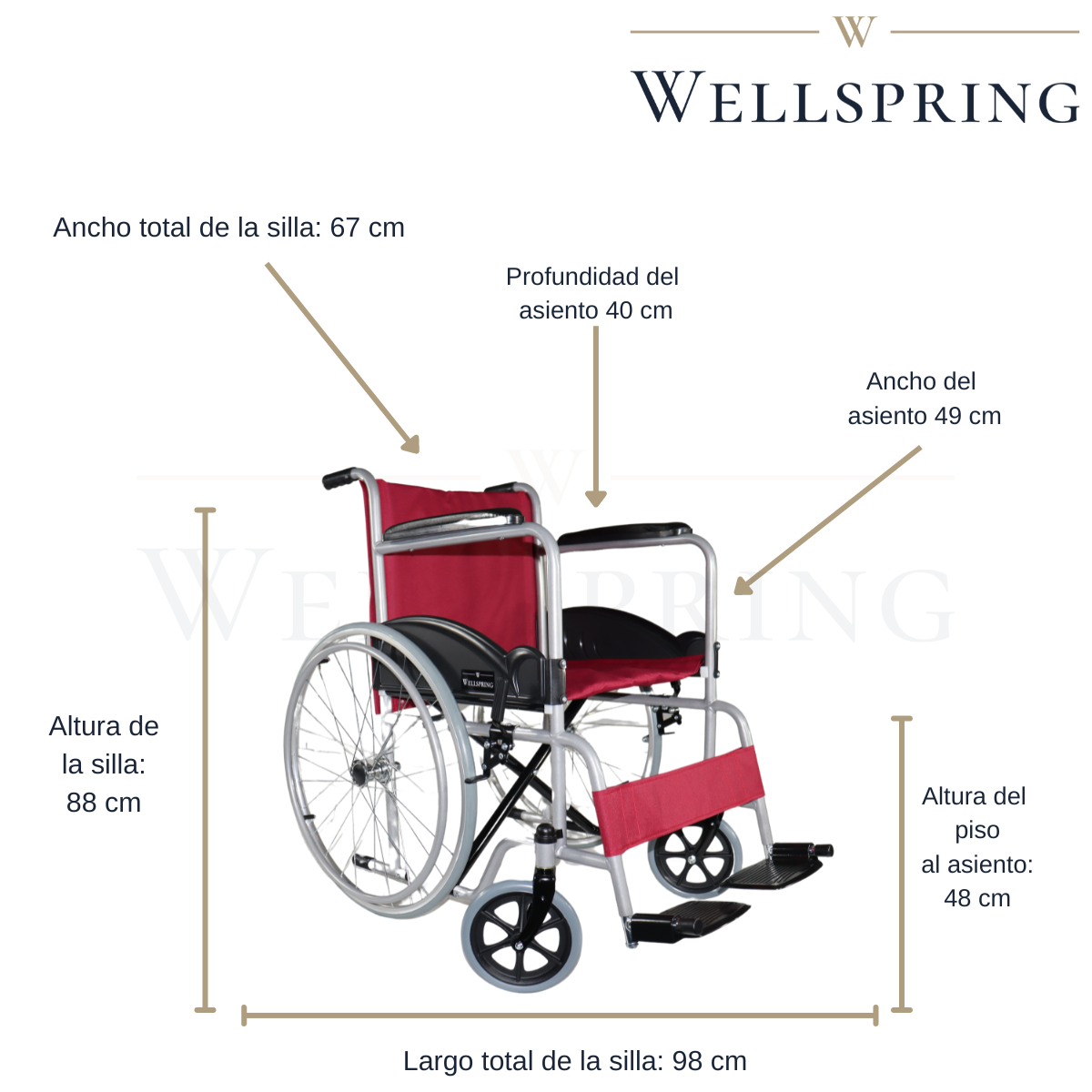 Silla de ruedas WS3002