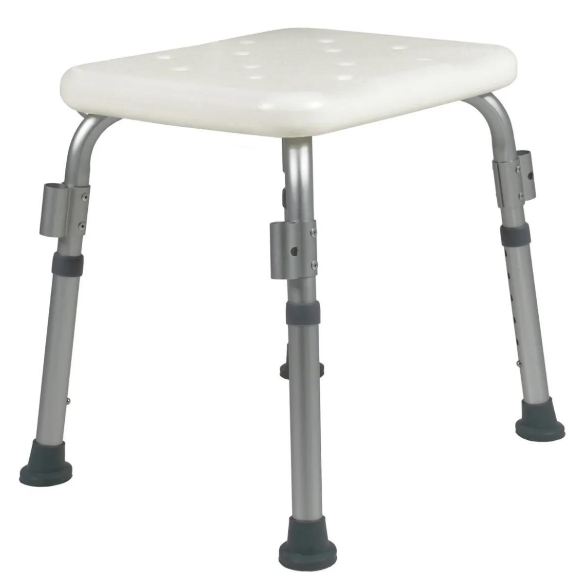 Silla De Ducha Y Baño Con Asiento Y Respaldo Resistente De Aluminio