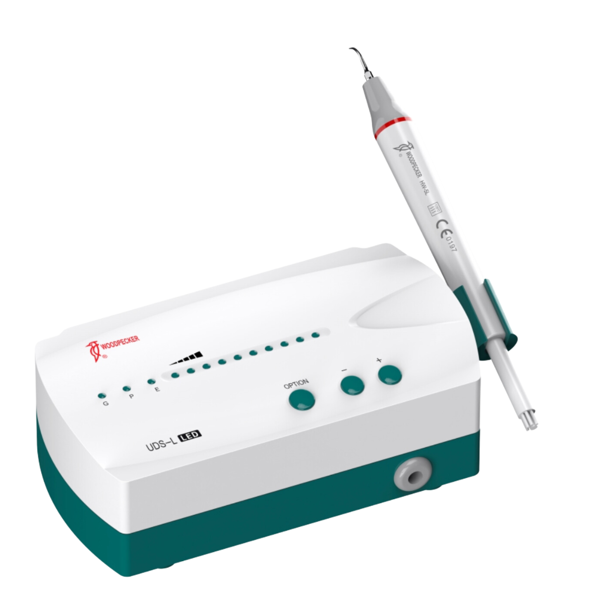 Escariador Ultrasonico Woodpecker Uds-L Con Bomba de Agua y Luz Led Para Endodoncia