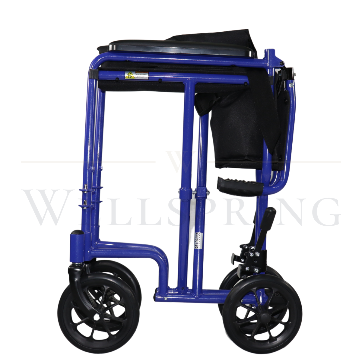 Silla de ruedas de traslado super ligera de aluminio