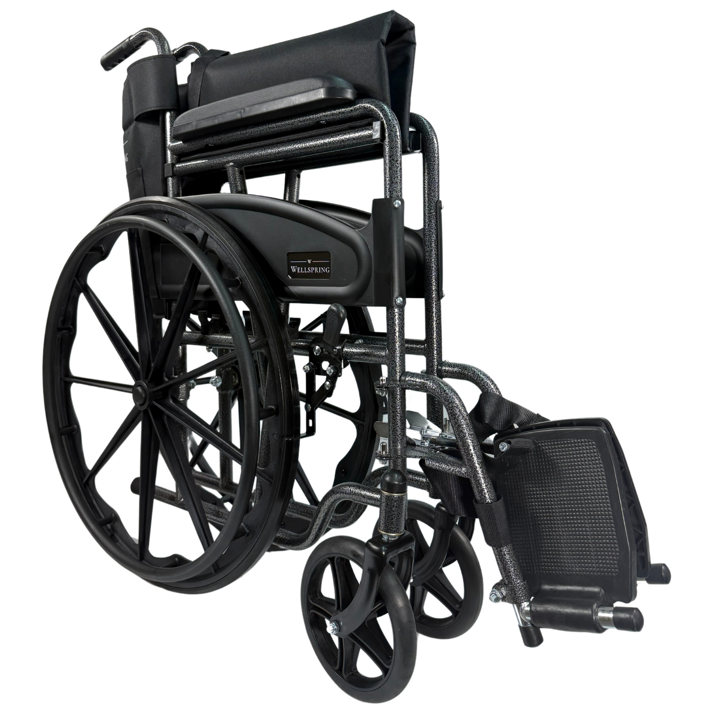 Silla De Ruedas Con Reposapiés Desmontables, Descansa Brazos Fijo, Llantas Solidas WS-2203-SF