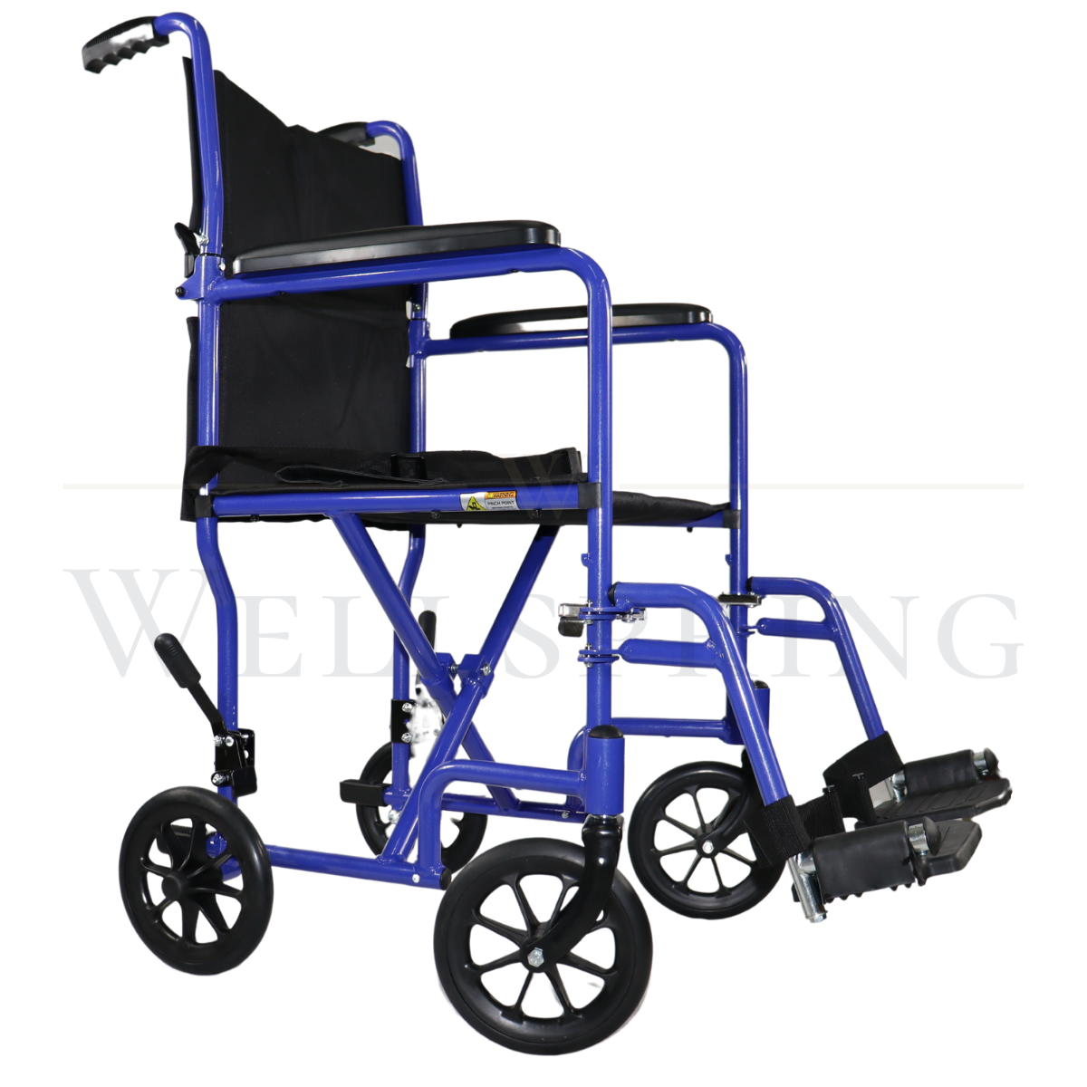 Silla de ruedas de traslado super ligera de aluminio