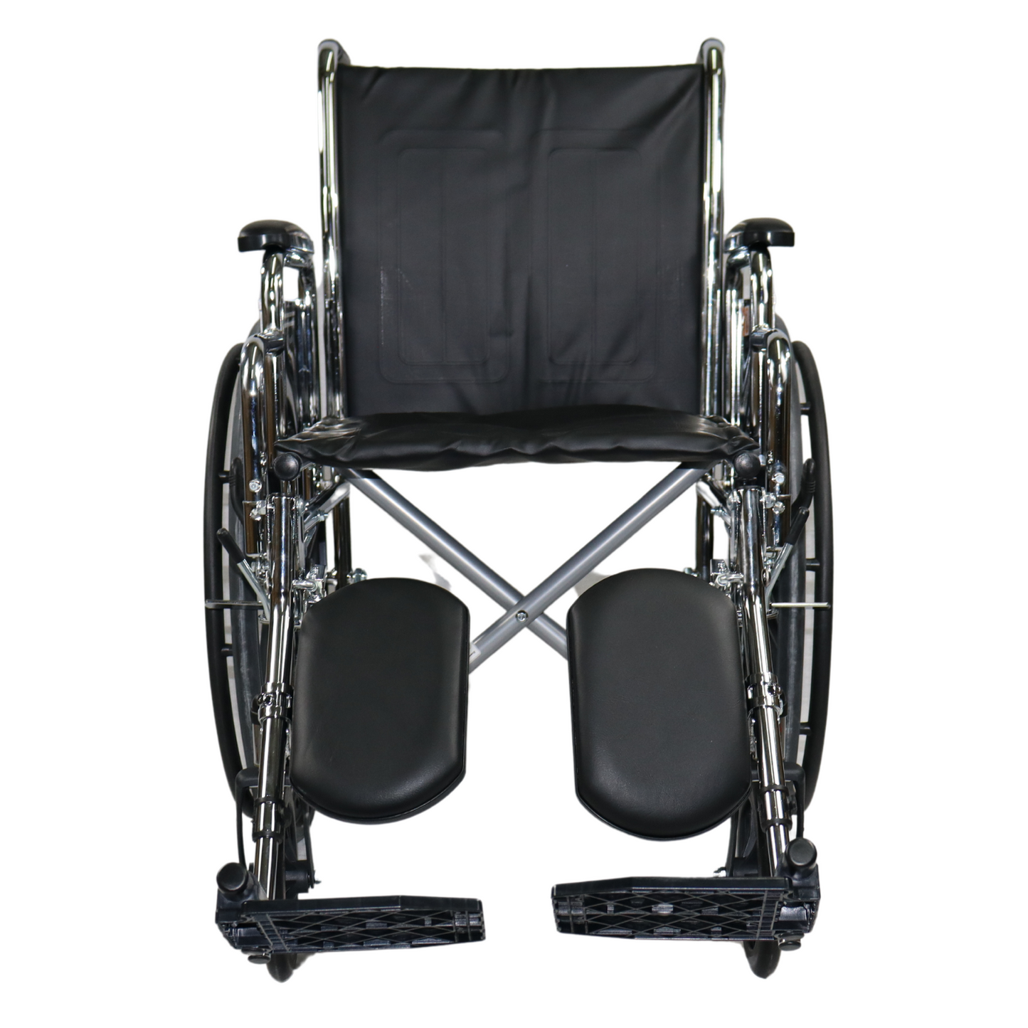 Silla De Ruedas Premium Everest & Jennings Con Eleva Piernas Cromada, Descansa Brazos Desmontable