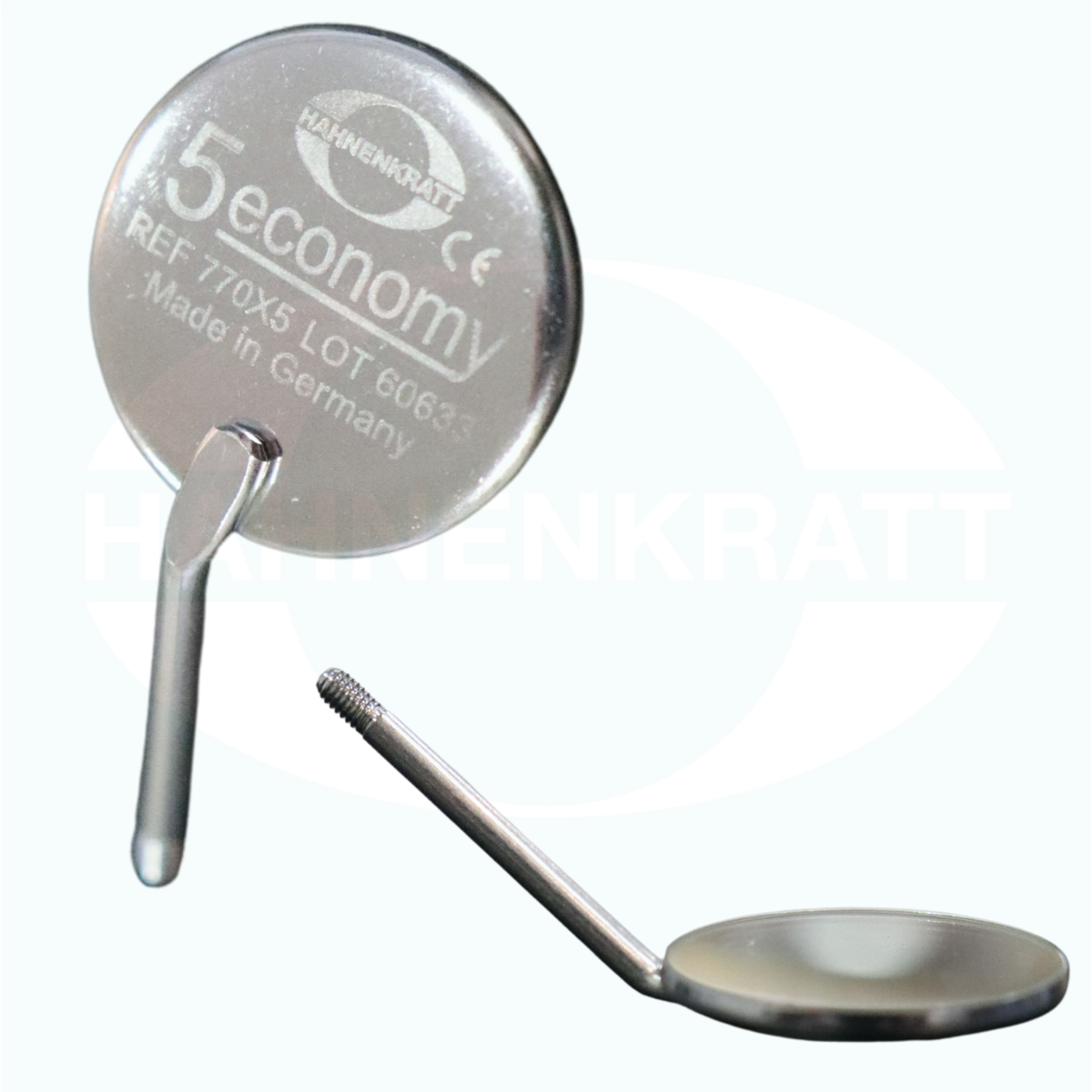 Espejo De Diagnóstico Dental Hahnenkratt #5 Caja Con 12 Piezas