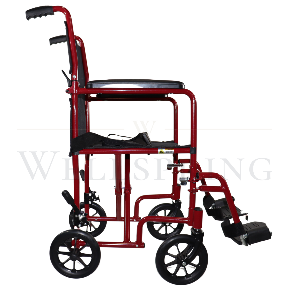 Silla de ruedas de traslado super ligera de aluminio