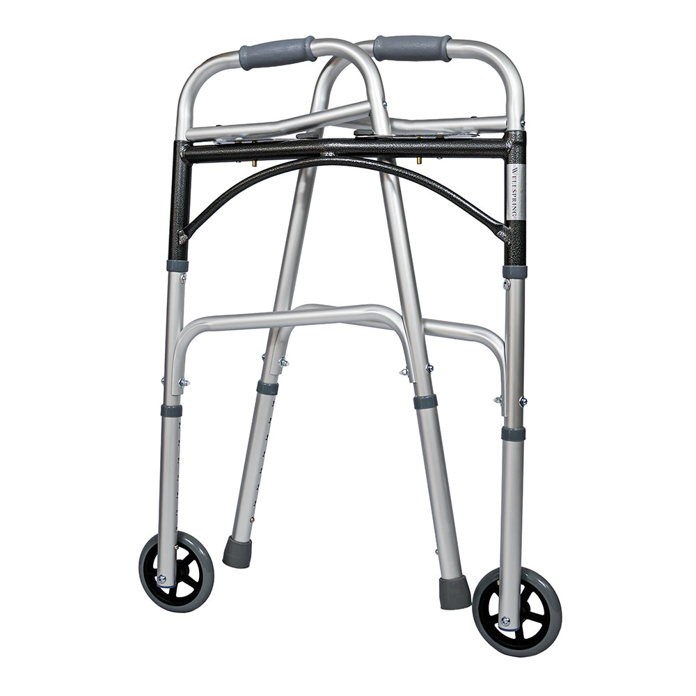 Andadera De Aluminio Con Ruedas Plegable Premium