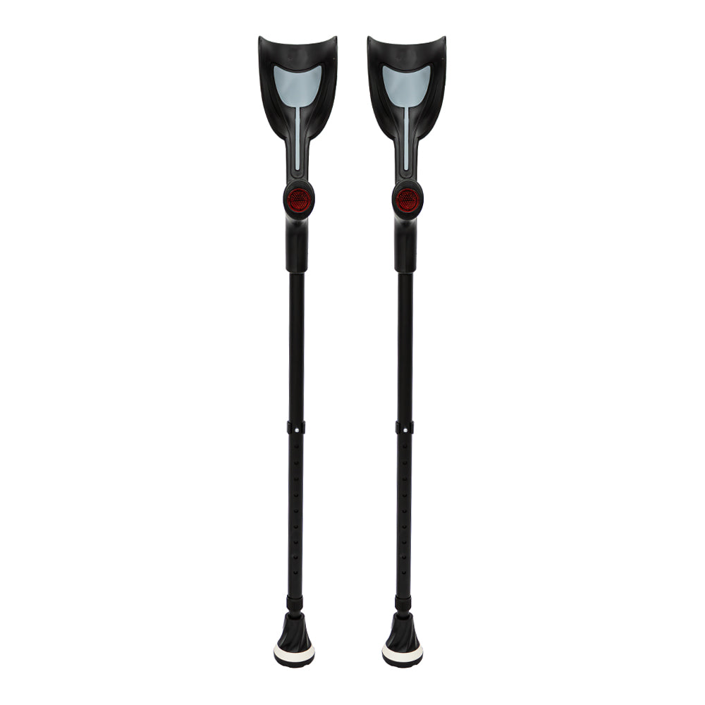 Par De Muletas Canadienses De Aluminio Premium Ajustables