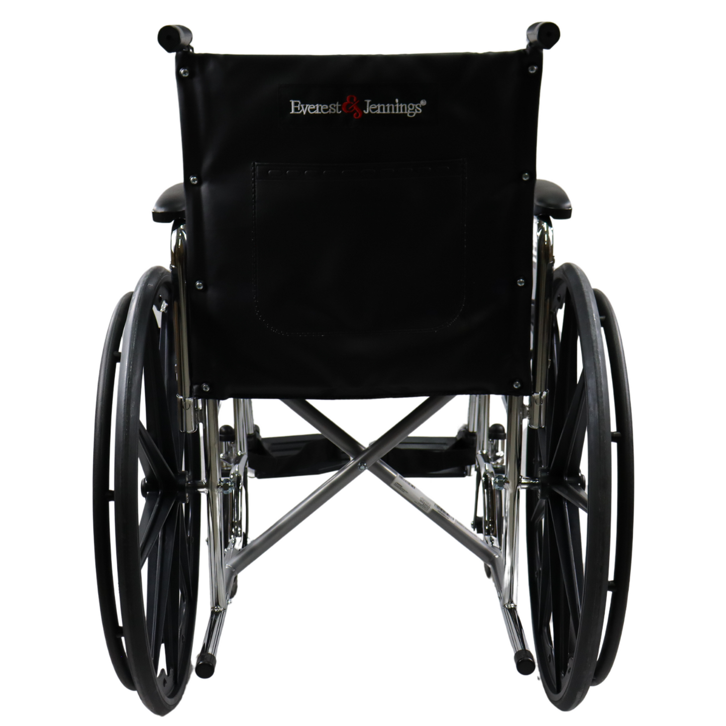 Silla De Ruedas Premium Everest & Jennings Con Eleva Piernas Cromada, Descansa Brazos Desmontable