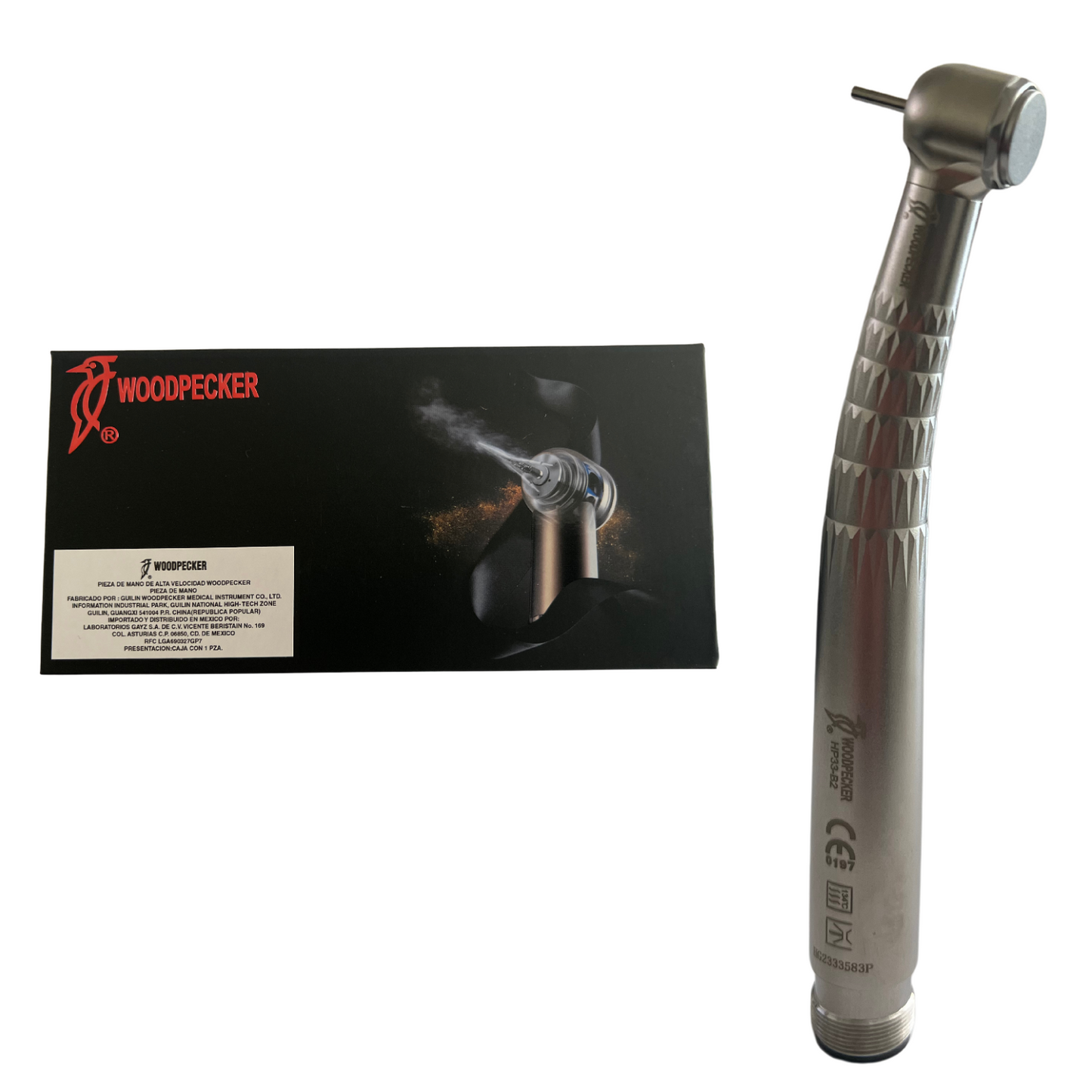 Pieza De Mano Dental Alta Velocidad Push Button Woodpecker