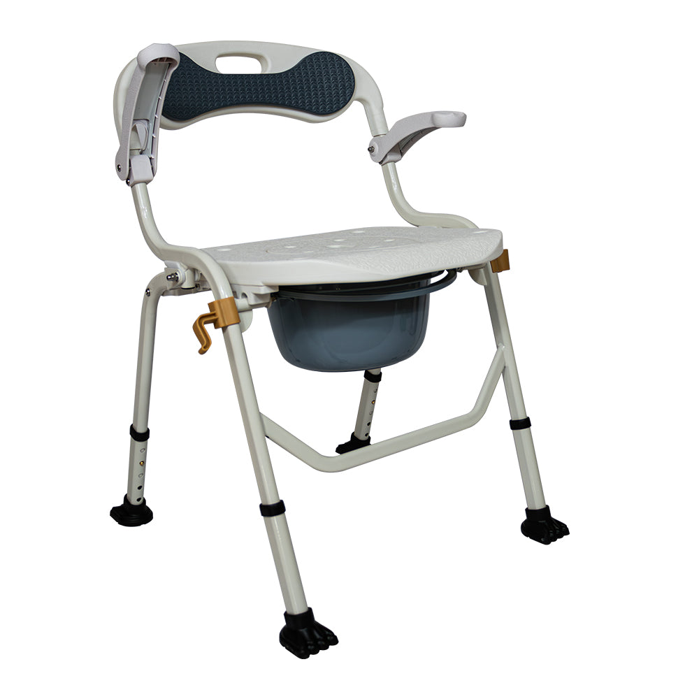 Silla Cómodo 3 En 1 Pagable Para Baño Y Ducha, Aumento De Wc