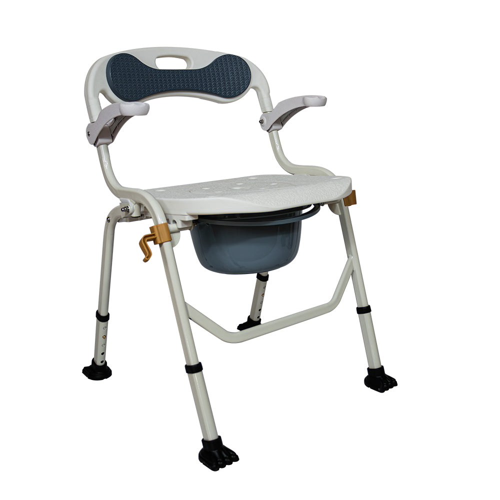 Silla Cómodo 3 En 1 Pagable Para Baño Y Ducha, Aumento De Wc
