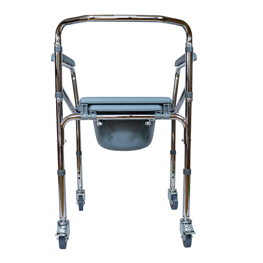 Silla Cómodo Aumento Ducha Para Wc Baño Con Ruedas 3 En 1