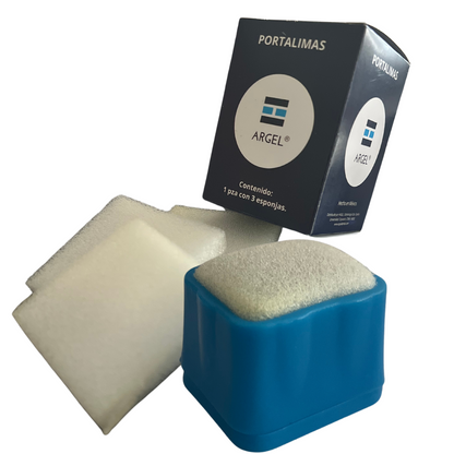 Estuche Para Limas Dentales Con Base De Esponja, Clean Stand/Portalimas Argel