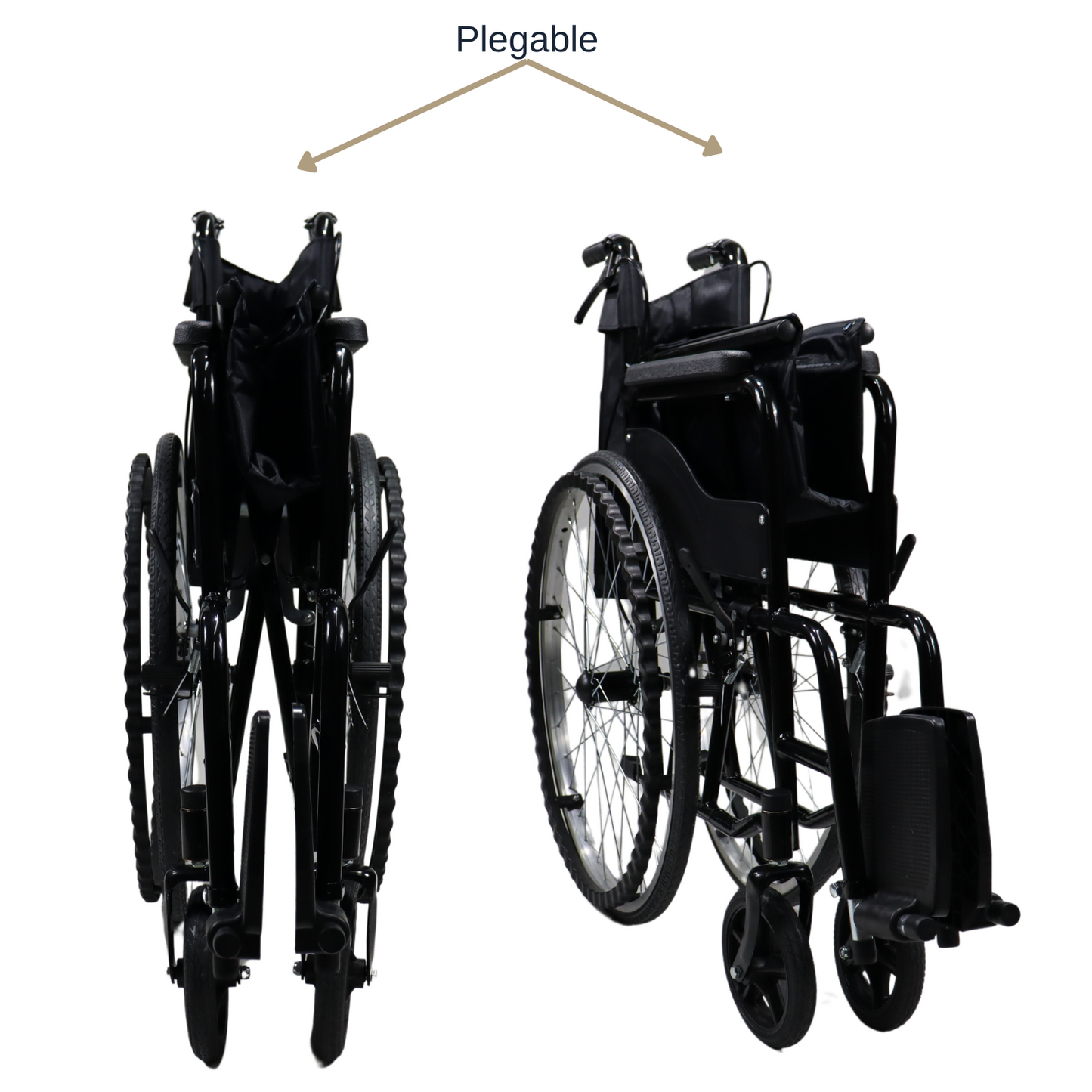 Silla de ruedas económica rin rayos QY-24