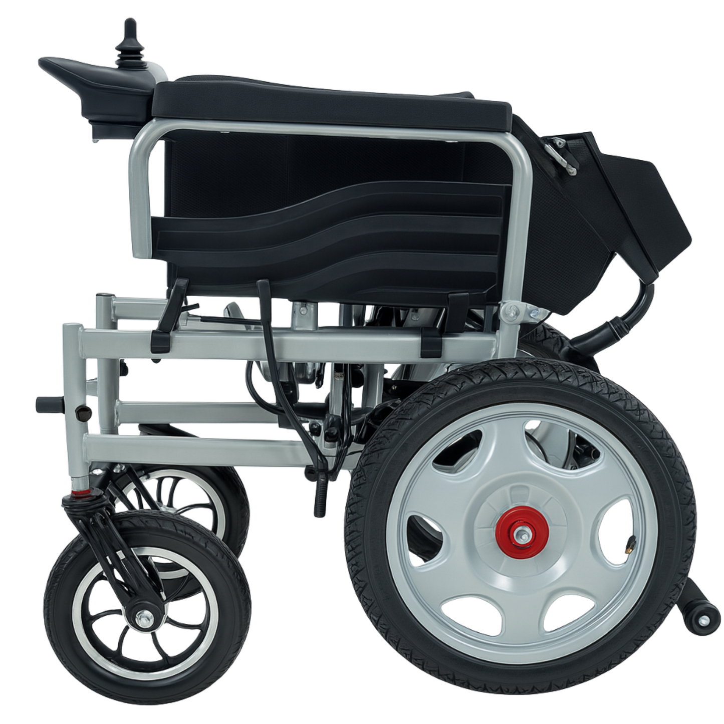 Silla De Ruedas Eléctrica Todo Terreno, Llantas Neumáticas, Dos Motores WS-5000