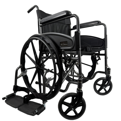 Silla De Ruedas Con Reposapiés Desmontables, Descansa Brazos Fijo, Llantas Solidas WS-2203-SF