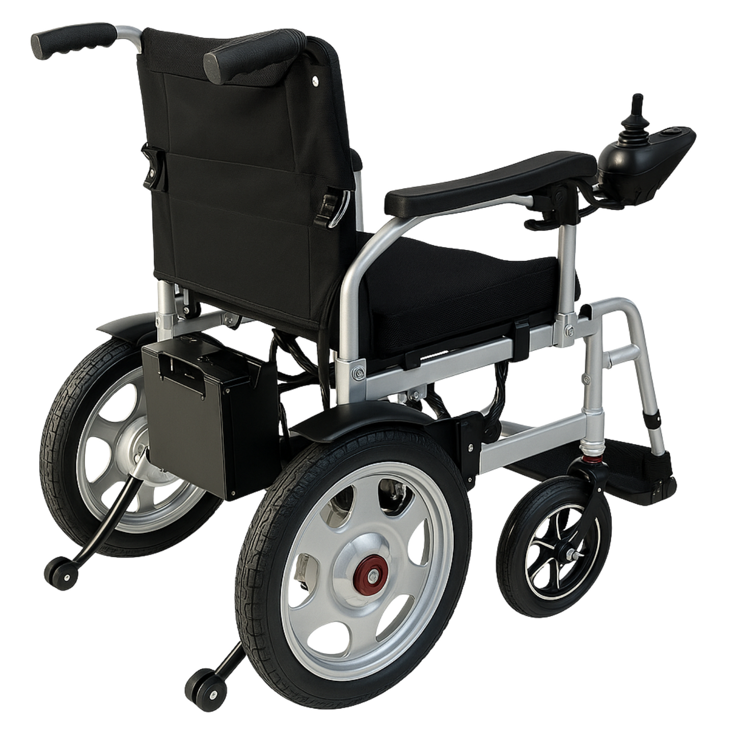 Silla De Ruedas Eléctrica Todo Terreno, Llantas Neumáticas, Dos Motores WS-5000
