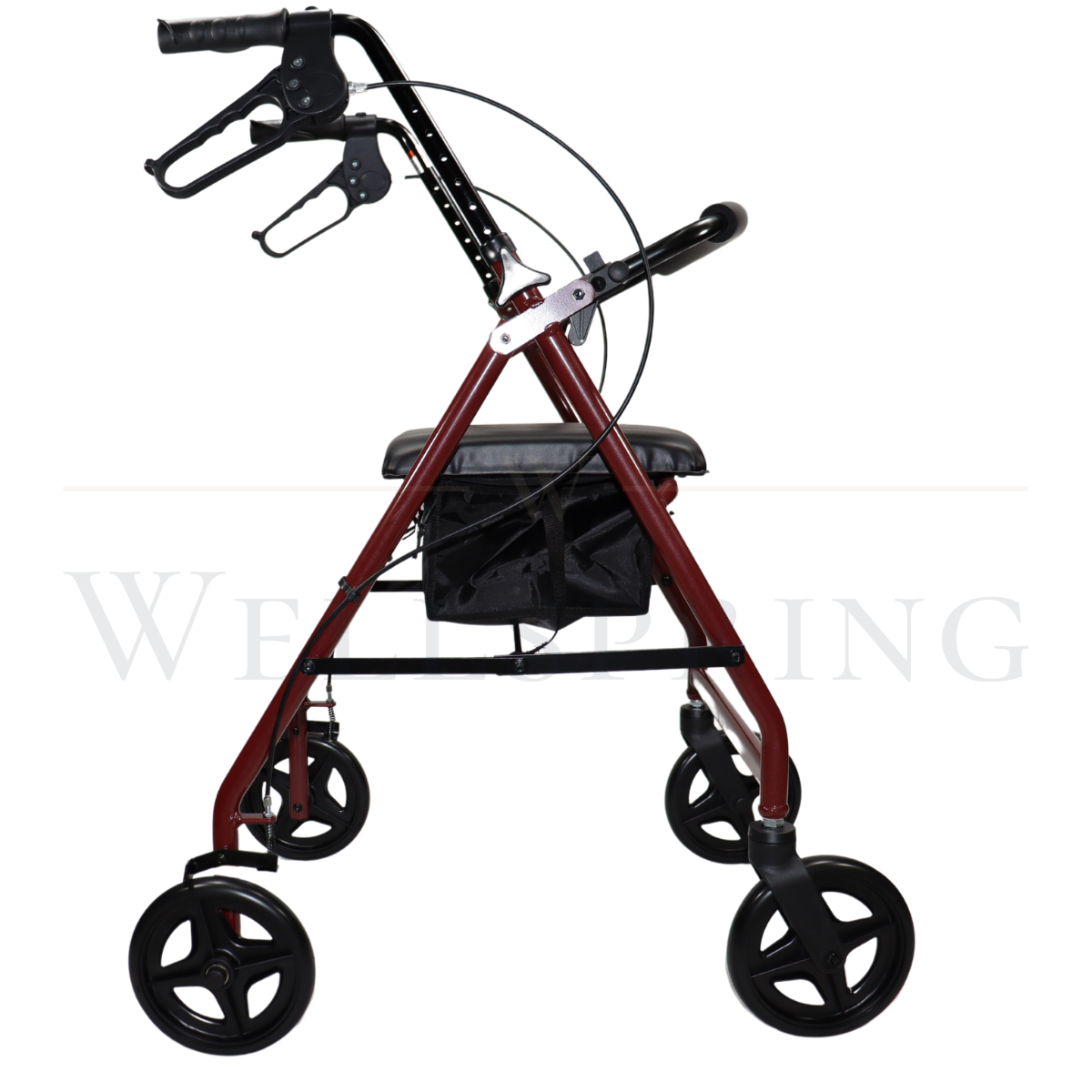 Andadera Rollator de Aluminio Con Asiento Y Canastilla