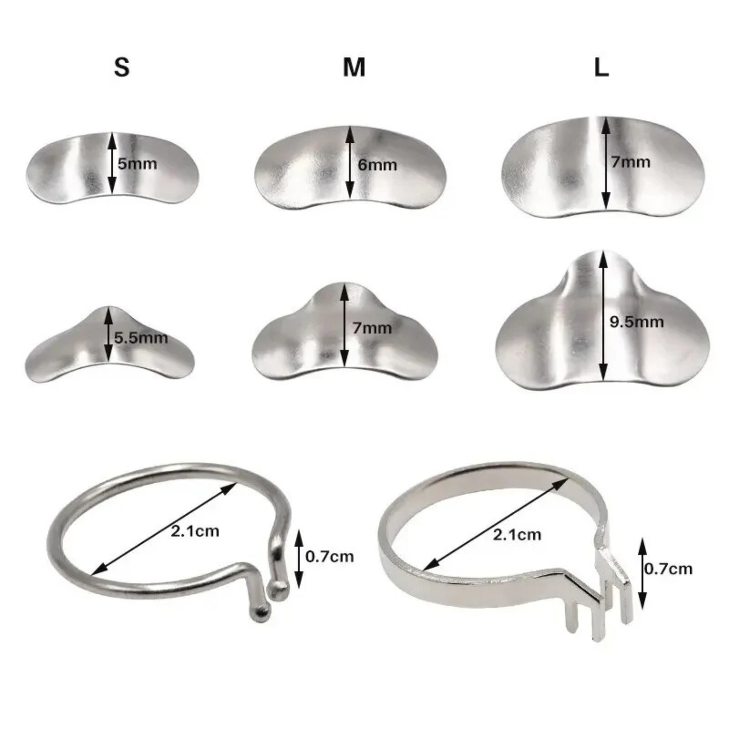 Matrices Dentales Banda Matriz Y Anillos 100 Piezas