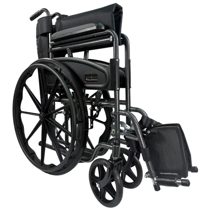 Silla De Ruedas Con Reposapiés Desmontables, Descansa Brazos Fijo, Llantas Solidas WS-2203-SF