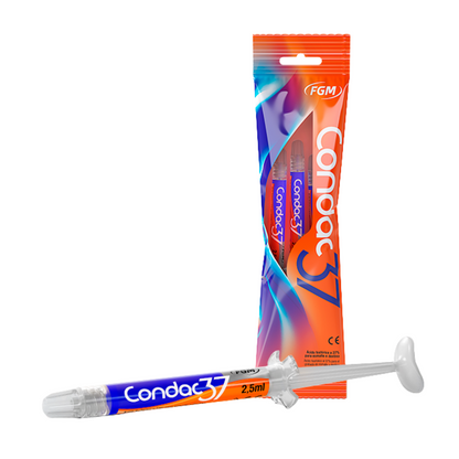 Grabador Esmalte Fosforico Condac Al 37%, Kit de 3 Jeringas de 2.5grs Marca FGM