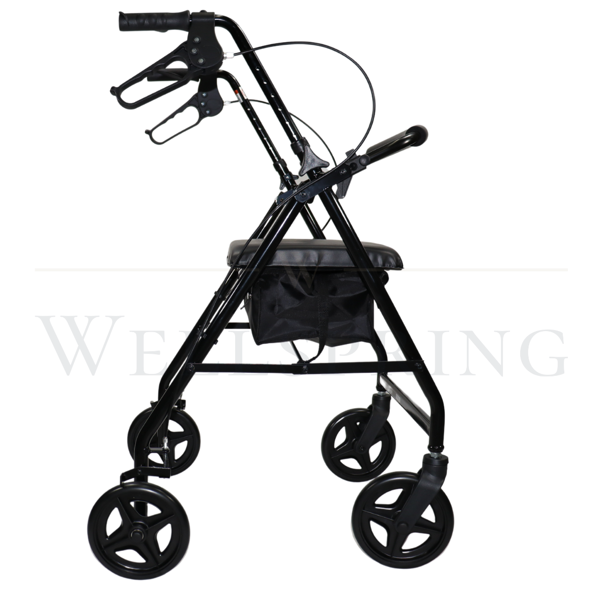 Andadera Rollator de Aluminio Con Asiento Y Canastilla