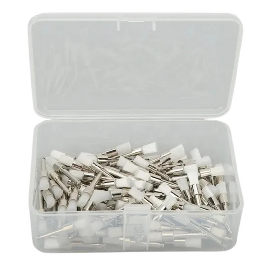 Cepillos Para Profilaxis Color Blanco Marca Argel, Caja Con 100 Piezas
