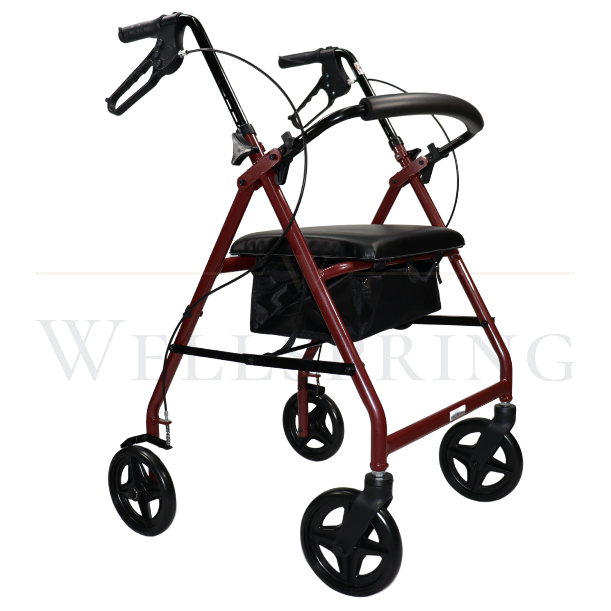 Andadera Rollator de Aluminio Con Asiento Y Canastilla