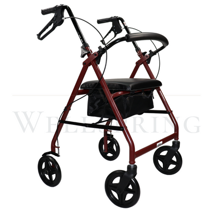 Andadera Rollator de Aluminio Con Asiento Y Canastilla