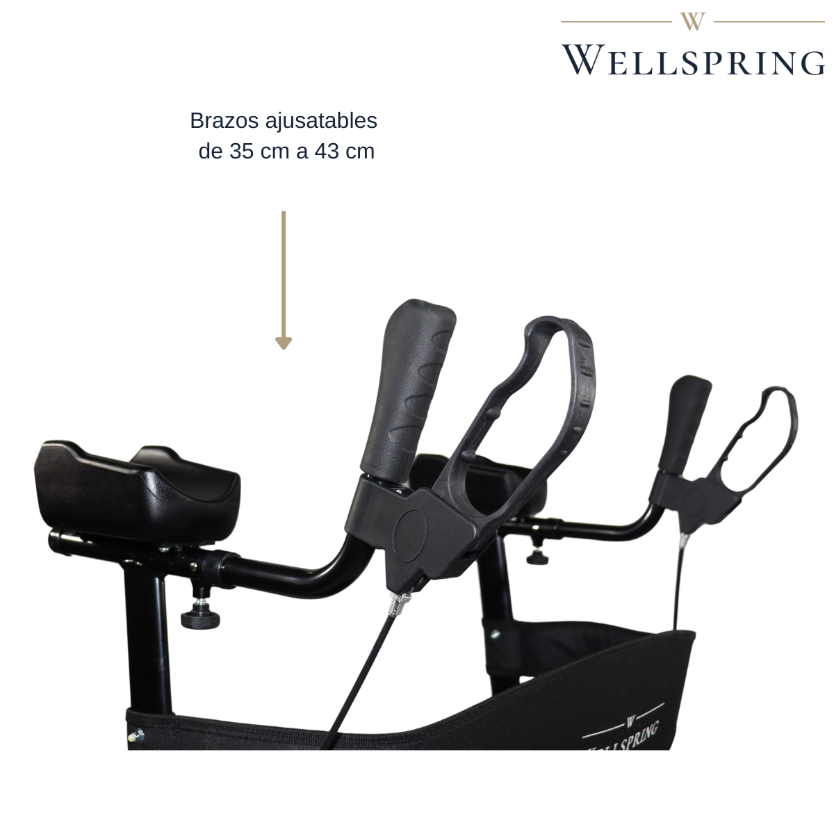 Andadera Vertical Upright Rollator 2 Funciones Aluminio