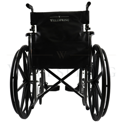 Silla De Ruedas Premium Marca Wellspring, Estribo y Descansa brazos Desmontables