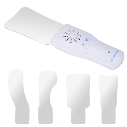 Kit De 4 Espejos Intraorales Dentales Con Luz Led Ventilador