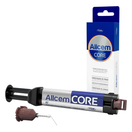 Cemento Resinoso Dual Dental Allcem Core 3 en 1 Marca FGM