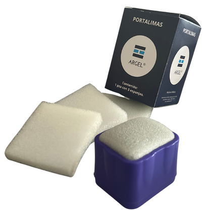 Estuche Para Limas Dentales Con Base De Esponja, Clean Stand/Portalimas Argel