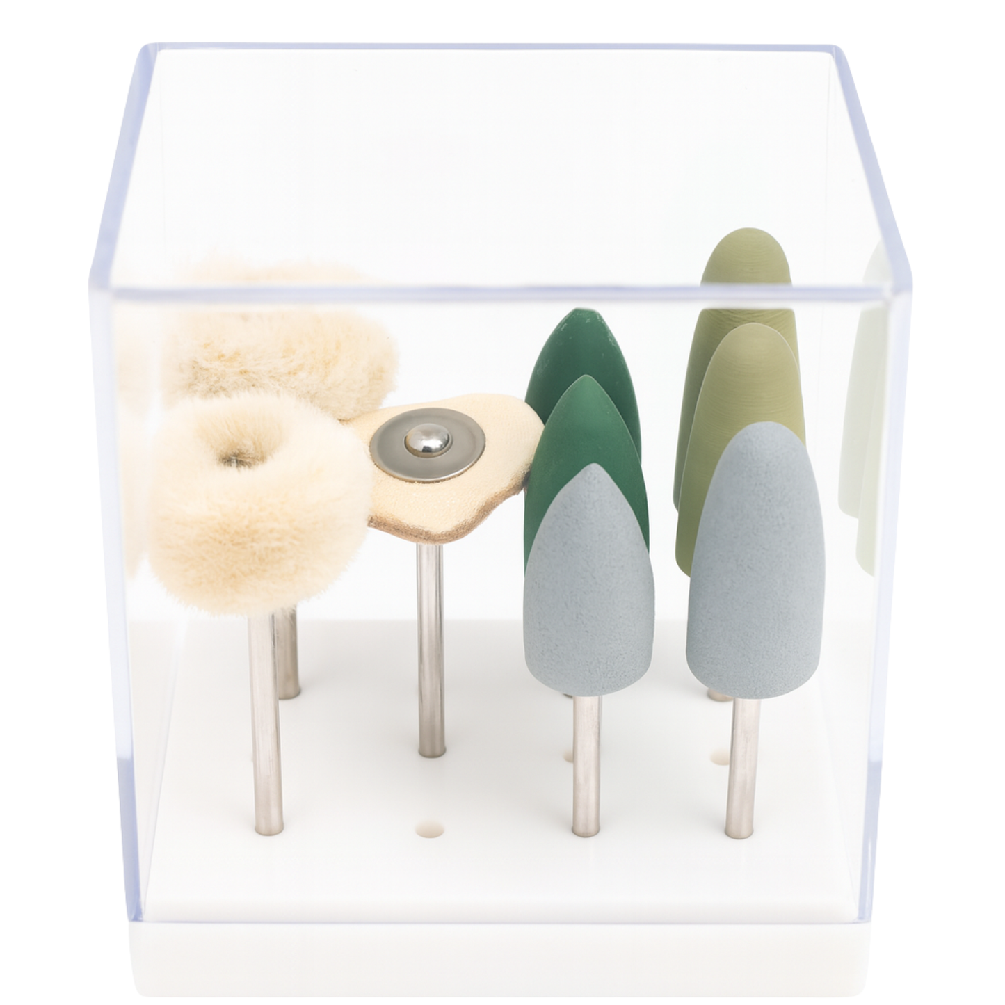 Kit De Pulido Dental Para Acrilico Marca Argel