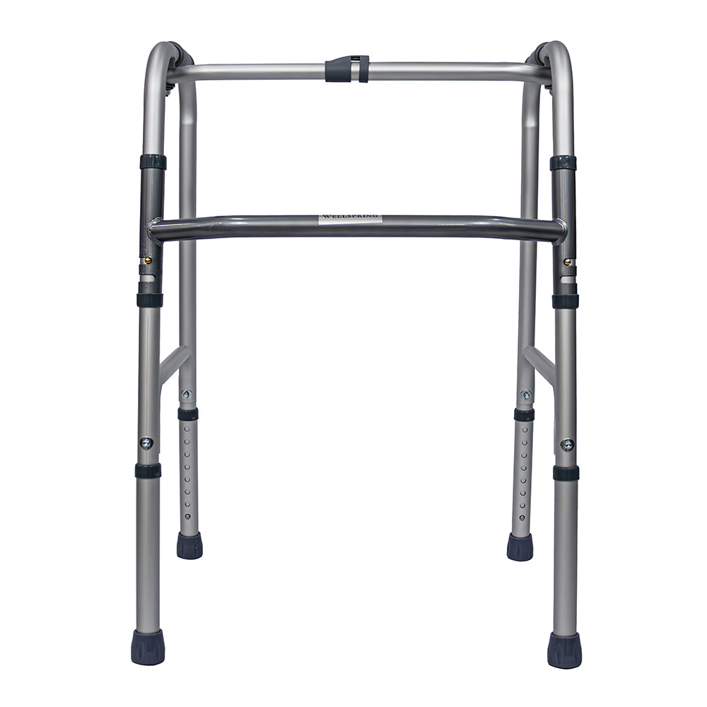 Andadera de Aluminio Plegable Ligera Altura Ajustable Dos Funciones