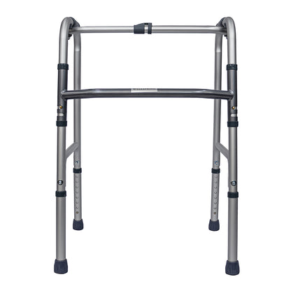 Andadera de Aluminio Plegable Ligera Altura Ajustable Dos Funciones