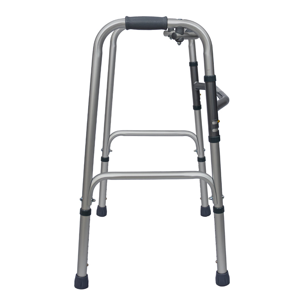 Andadera de Aluminio Plegable Ligera Altura Ajustable Dos Funciones