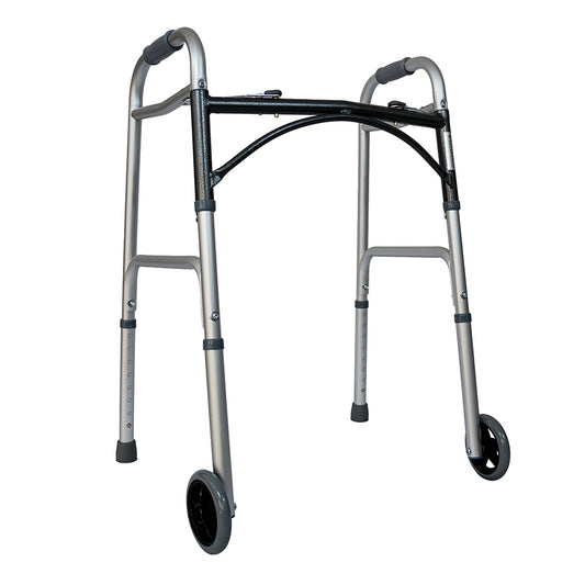 Andadera De Aluminio Con Ruedas Plegable Premium