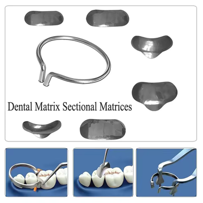 Matrices Dentales Banda Matriz Y Anillos 100 Piezas