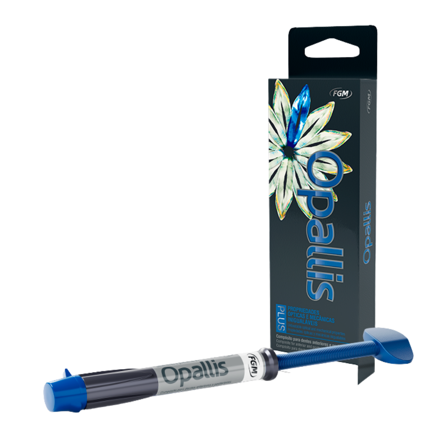 Resina Dental Fotocurable Opallis Marca FGM En Jeringa