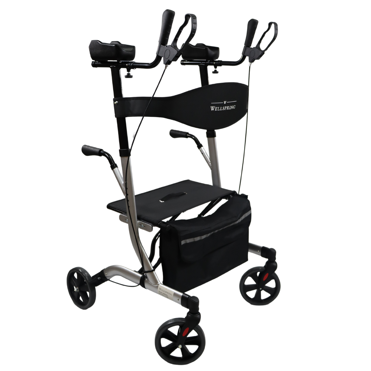 Andadera Vertical Upright Rollator 2 Funciones Aluminio